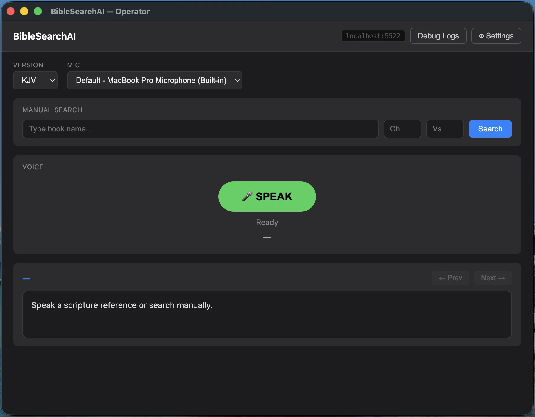 BibleSearchAI screenshot