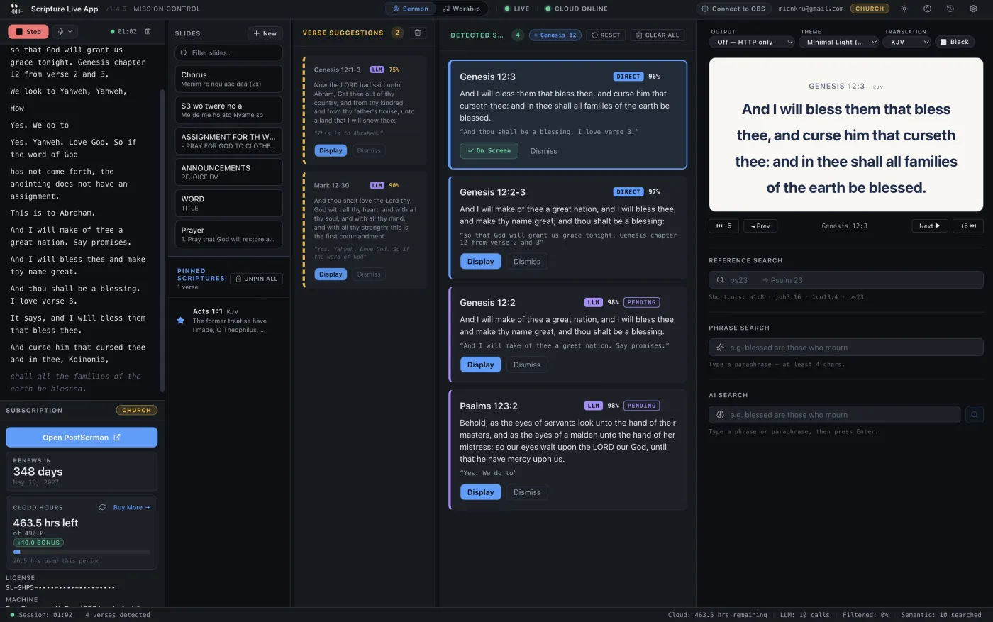 Scripture Live screenshot